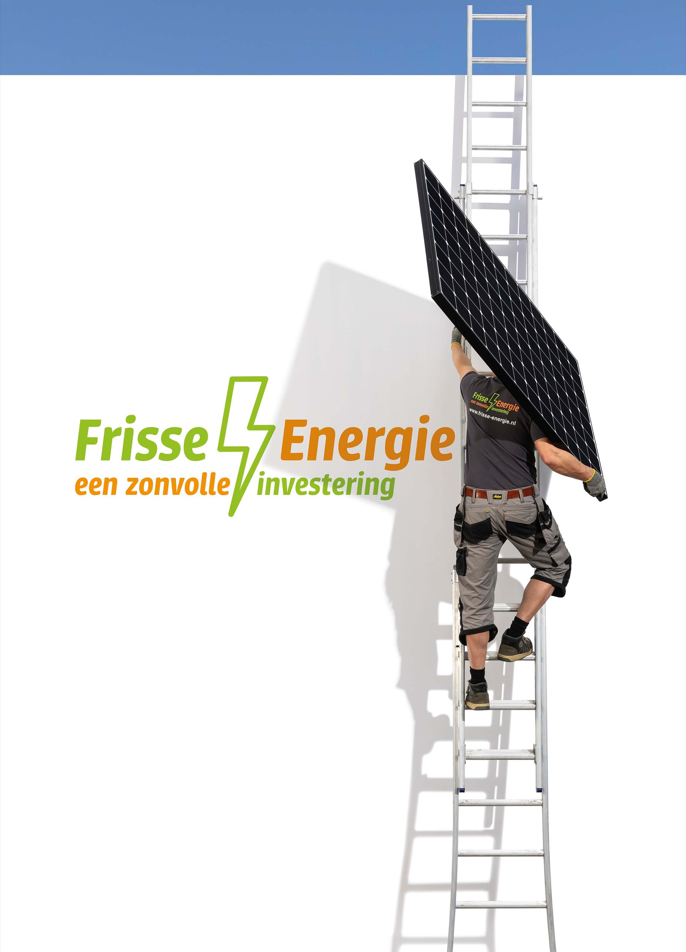 Frisse energie Jurjen Poeles fotografie campagne Arnhem billboard wildplakken grootformaat zonnepanelen groene energie