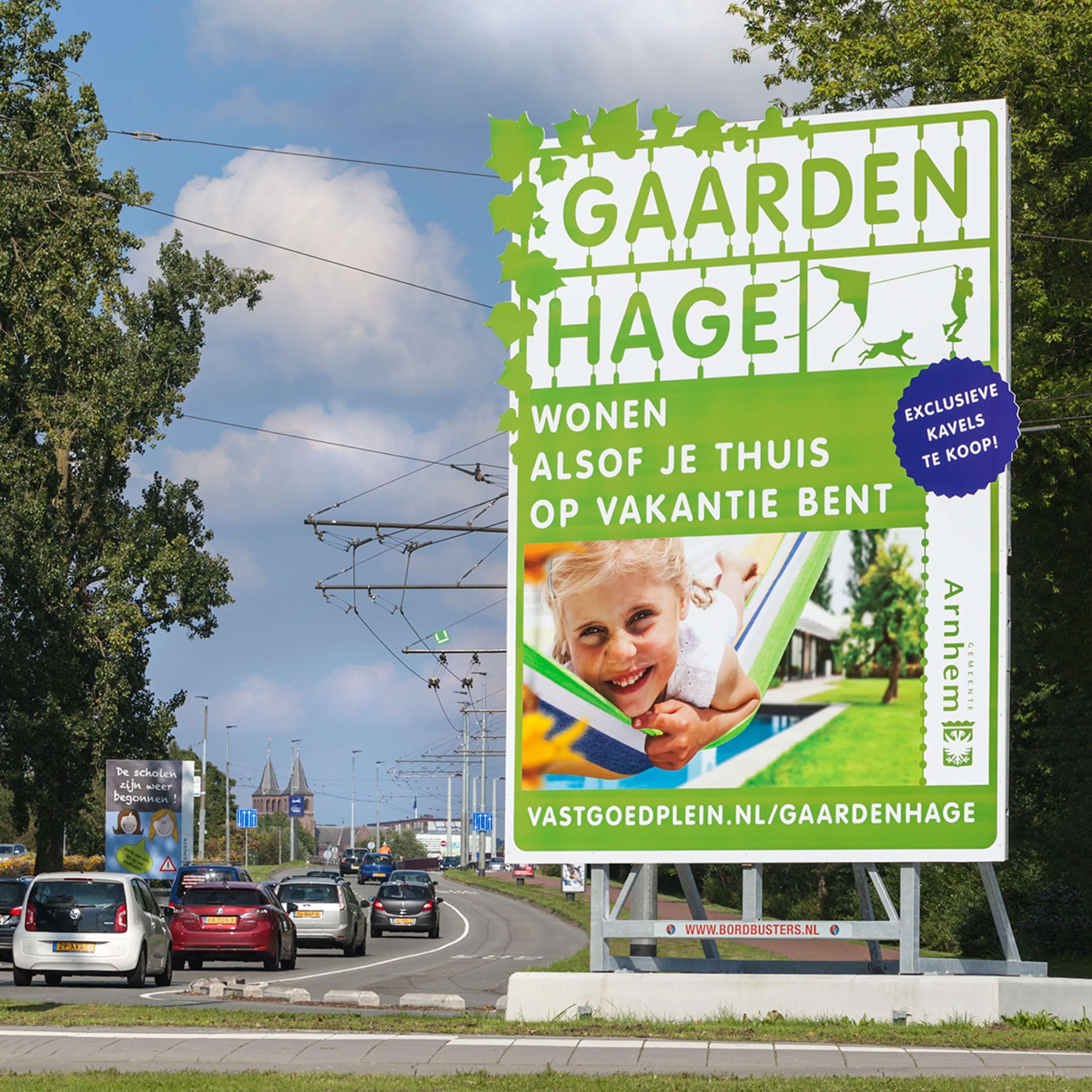 Jurjen Poeles Fotografie billboard Gaardenhage gemeente Arnhem Vastgoedplein vastgoed vastgoedproject lifestyle grootformaat